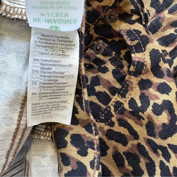 J.Crew 9” High-Rise Leopard Skinny Jeans – Size 26 - Picture 4 of 8